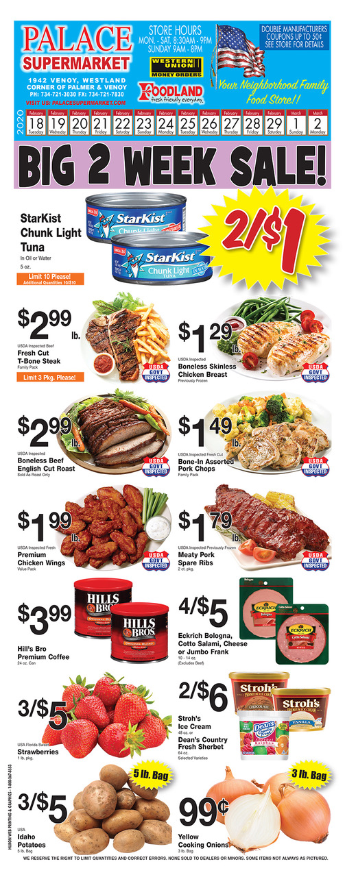 Weekly Ad Palace Supermarket